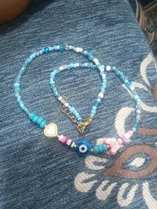 Evil Eye Beaded Necklace