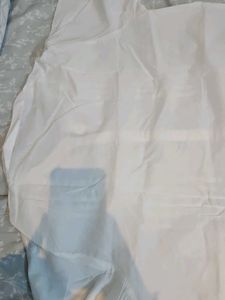 Elegant White Pleated Kurta