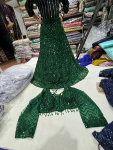 Designer  green cocktail Lehenga Choli