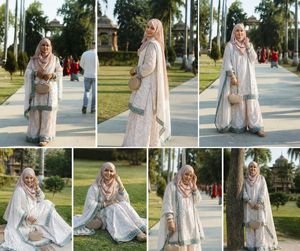 Elegant White Kurta Set with Dupatta