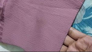 Mauve Puff Sleeve Twist Front Top