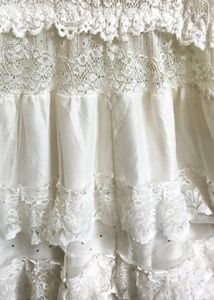 🌙🌟STARS &amp; MOON WHITE Y2k VINTAGE MIDI