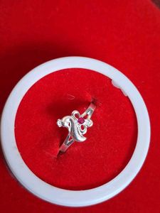 Peacock Design Silver Ring
