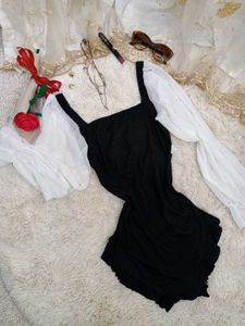 🖤🌼Elegant Black One-Piece Swimsuit🌼🖤