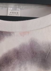 Tie-Dye Cropped Sweatshirt
