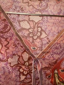 Paisley Print Sheer Long sleeve y2k top