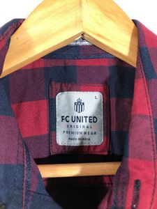 Red&amp;Blue Checked Shirt(Men’s)