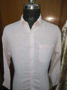 Men's Pink Striped Shirt