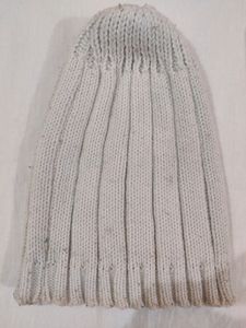 Men Used Wool Cap In White Color Good Condition