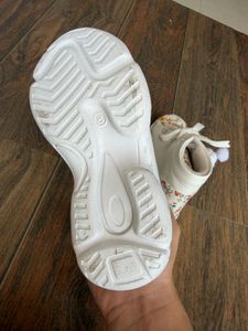 Cute Floral Toddler Sneakers