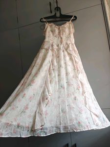 Floral Ruffle Midi Dress