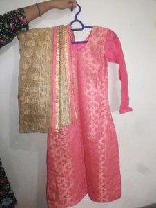 Embroidered Net Dupatta
