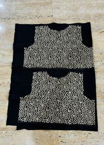 Embellished Black Blouse Piece