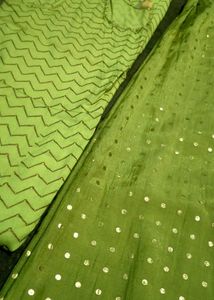 Elegant Lime Green Kurta amd jacket Set