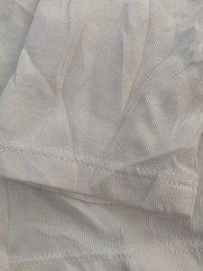 White Long Sleeve Polo Top