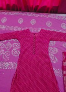 Leheriya Printed Pink Suit Set