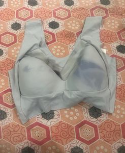 Comfortable Light Blue Sports Bra