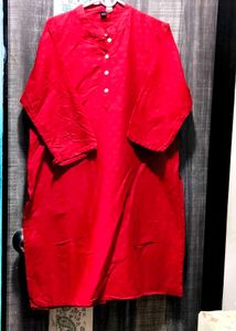 Vibrant Red Kurta