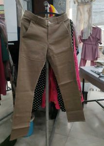 Brown Casual Pants