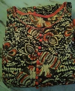 🧡🖤kalamkari Print Kurta