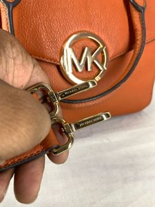 Michael Kors Convertible Leather Satchel