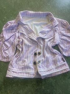 Korean Top Open Front Cardigan Shrug Type