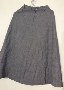 Classic Grey Midi Skirt