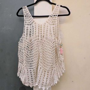 Boho Crochet Tassel Tank Top
