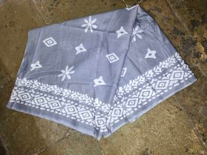 Elegant Grey Printed Kurta Set