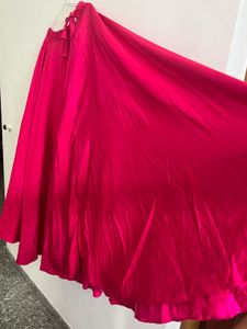Pink Top and Blue Dupatta