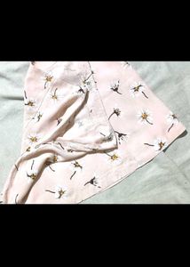Cute Daisy Print Mini Skirt