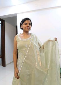 designer Pastel Green Kurta Set