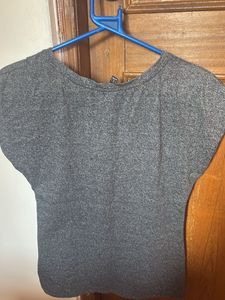 Gray Top &amp; Leggings Set