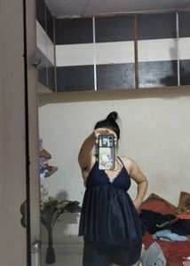 Elegant Navy Blue night Dress 4 pc in 1 pack