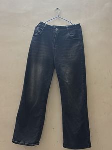 savana black wide leg jeans