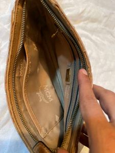 vintage MCM Monogram Shoulder Bag