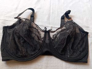 Black Lace Bra