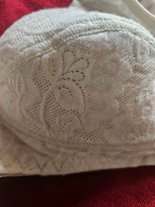 Neva White Lace Crochet  Bra