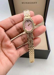 Elegant Two-Tone Women's Watch swarovski