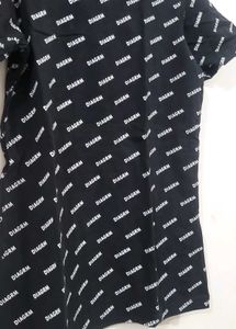 Black DIAGRM All-Over Print T-Shirt