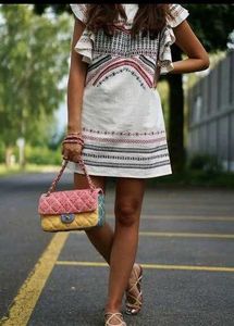 Price Drop 📢📢📢📣📣📣📣Boho Zara Embroidered Dre