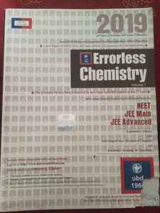 Errorless Chemistry Vol 1 2019 Edition
