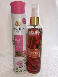 Yardley & Nykaa Fragrance Mist Set