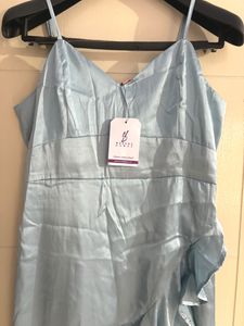 Satin Dress In Size L