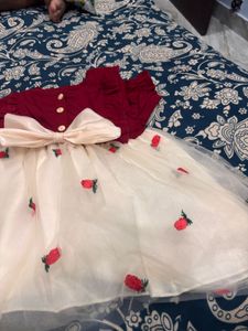 Cute Strawberry Party Dress/ never used
