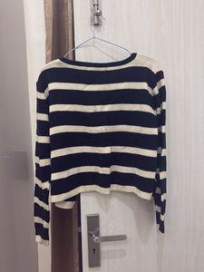 Striped Knit Cardigan