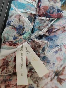 Floral Print Dress with Ruffle Detail