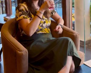 Stylish Dark Green Skirt