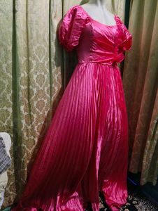 Elegant Pink Maxi Dress