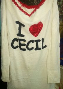 pretty long woolen top